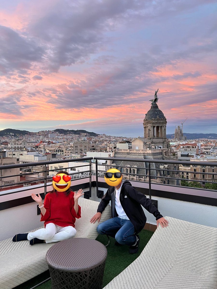 今回バルセロナで
Hotel NH Collection Barcelona Pódium
と
Iberostar Selection Paseo de Gràcia
に泊まったんだけど最高に良かった🤍

特にNHコレクションの方はテラス付きのお部屋に泊まったので本当に最高すぎた💕
バルセロナに泊まるならルーフトップバーかテラス付きのホテルがオススメだなぁ🤍