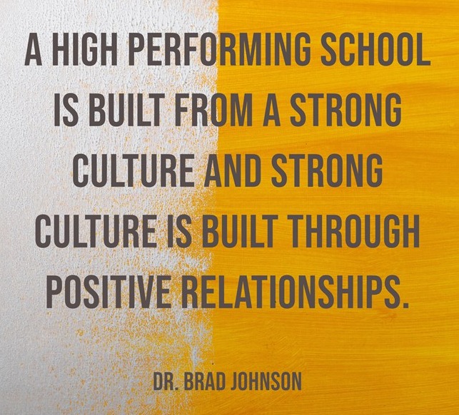 Positive relationships build a strong culture!