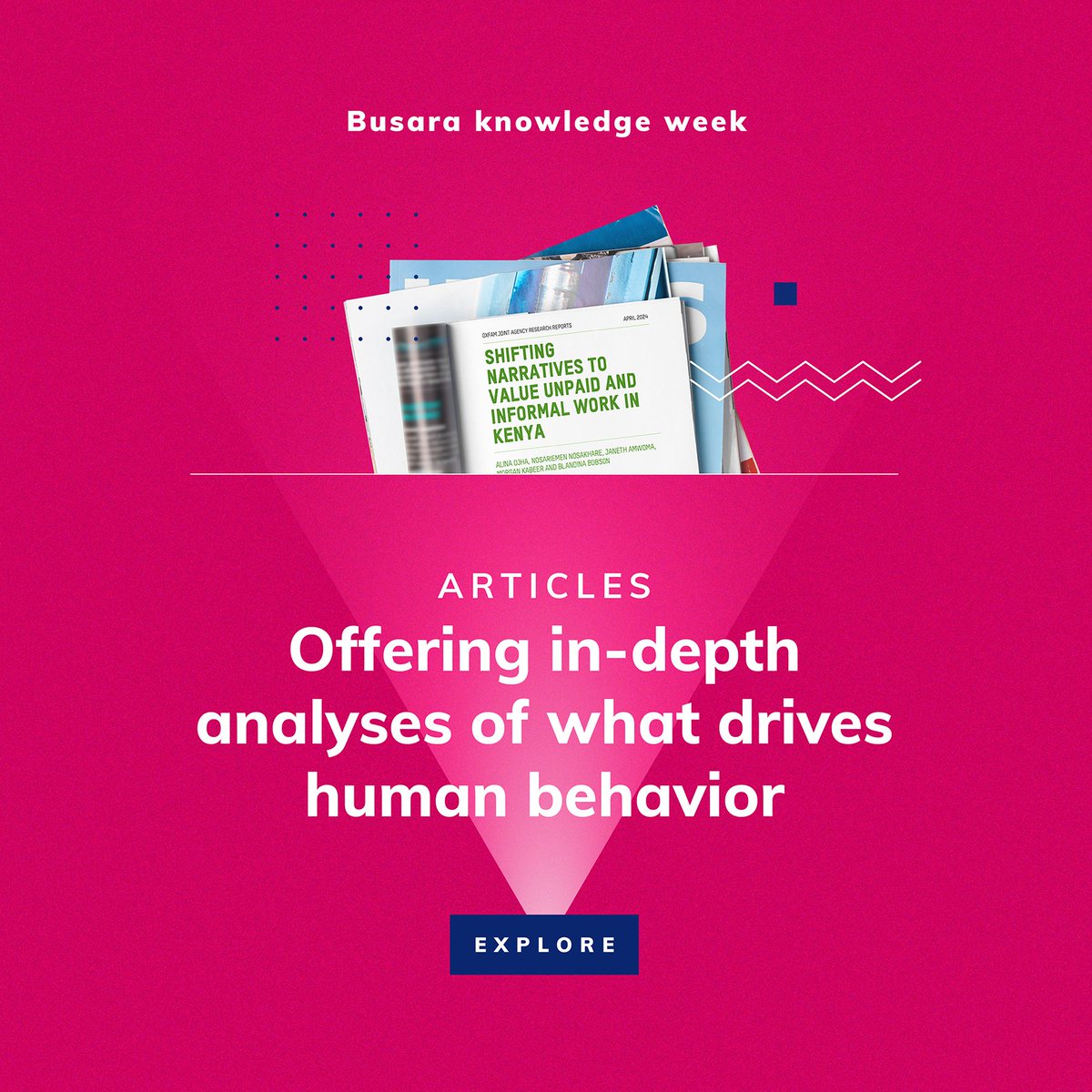 Articles with Busara authors or support have appeared on various partner websites and scholarly platforms. These articles offer in-depth analyses of what drives human behavior. See some of them on this🧵... 1/9
#research #development #behavioralscience