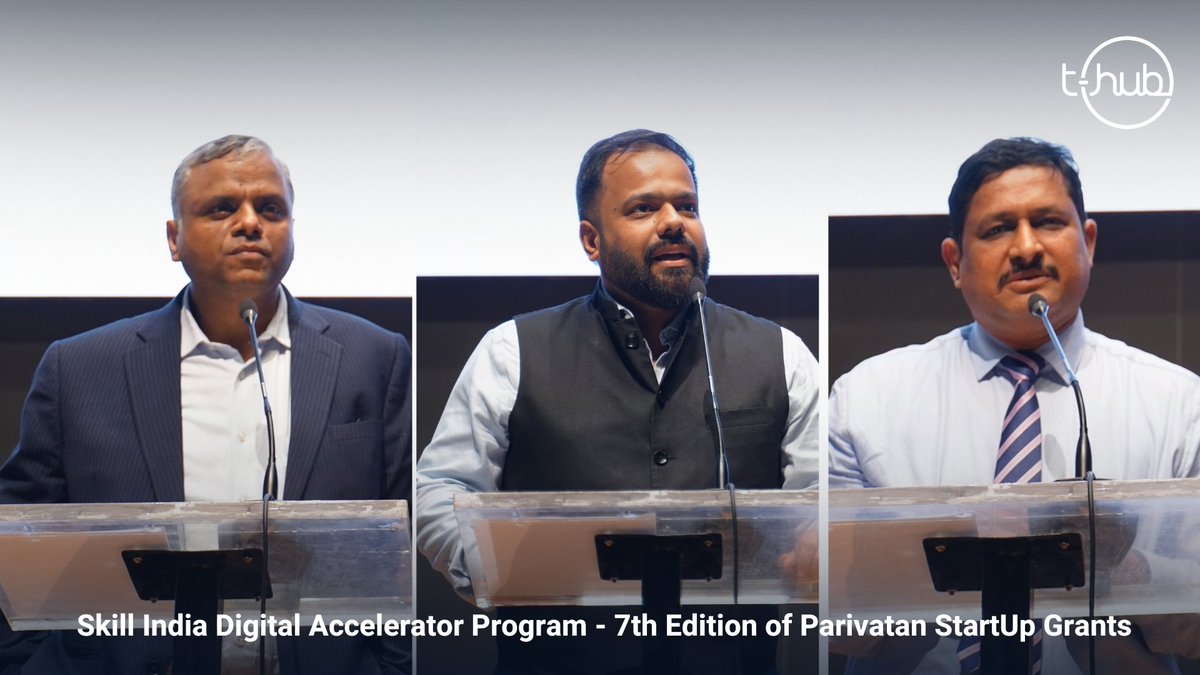 T-Hub, with the National Skill Development Corporation and HDFC Bank | Parivartan, led an initiative focused on advancing innovation and transformation within #India's skill ecosystem. Congratulations to each of the selected startups for achieving their milestone.