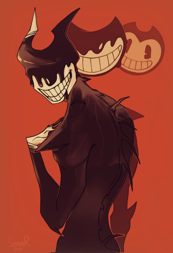'you'll know him when you see him'
'he likes to smile'

#Bendy 
#BatIM #BatDR
#InkDemon