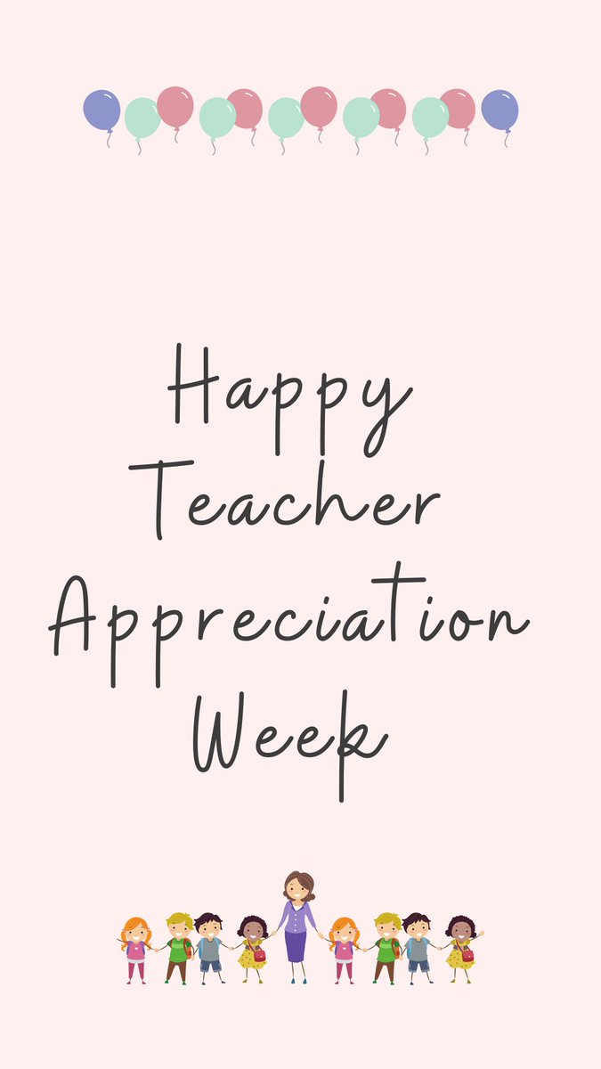 Take some time this week to send a note of thanks to that teacher, mentor, or coach that had an impact on you. #TeacherAppreciationWeek