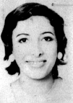 #SusanaElviraMiranda, infermiera presso il Sanatorio 'Plaza' a #Rosario, fu sequestrata l'#11maggio 1978 insieme ad #ArielMorandi.Aveva 25 anni.Fu vista ancora in vita presso il #CCD 'Fábrica de Armas Portátiles Domingo Matheu',dove fu violentata e torturata.Scomparsa.