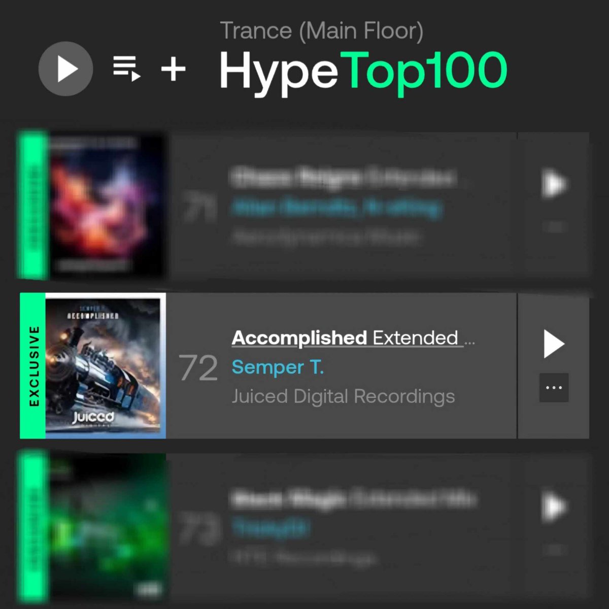 No. 72 in the @beatport trance hype chart, let’s get this one higher!

Semper T. – Accomplished

Buy Now:
juiceddigital.ampsuite.com/releases/links…

Released by:
Juiced Digital Recordings

#trance #trancefamily #fypシ゚ #techtrance #upliftingtrance #juicedpure #releaseday #beatport #juiceddigital