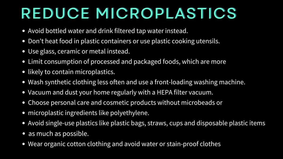 Microplastics are small plastic particles less than 5 mm in size. Health risks:

Inflammation
Oxidative stress
Tissue damage
Adverse effects on male fertility and sperm quality
Long-term negative effects on health