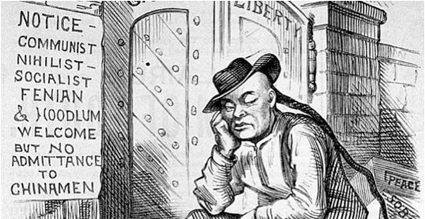 🧵1/7. May 6, 1882: The Chinese Exclusion Act banned immigration by Chinese laborers for 10 years. The Geary Act (May 5, 1892) extended the ban for 10 years. It became permanent in 1902 and was not repealed until World War II.