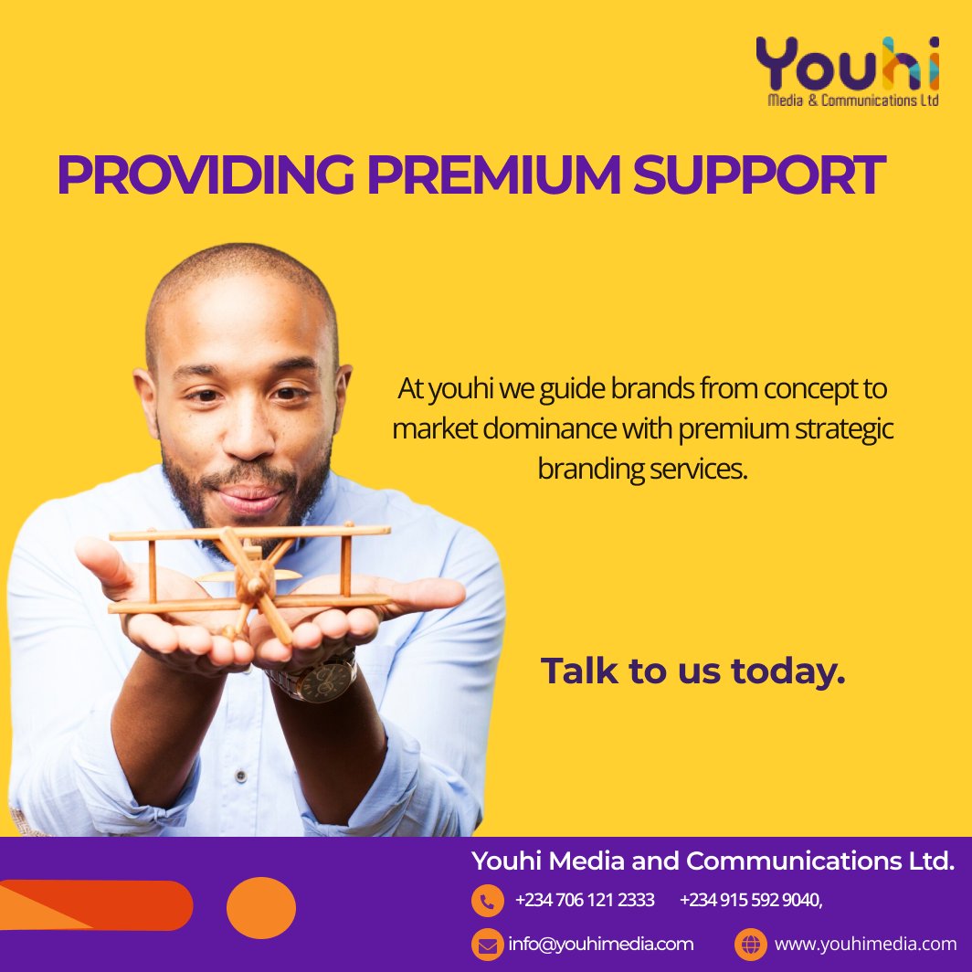 At Youhi we guide brands from concept to market dominance with premium strategic branding services.

Talk to us today.

#branding
#Marketing 
#MarketingDigital
#Awareness 
#ibadan
#SupportYourLocal  
#MondayMood 
#mondaymotivation
#LISA 
#VoteMessi