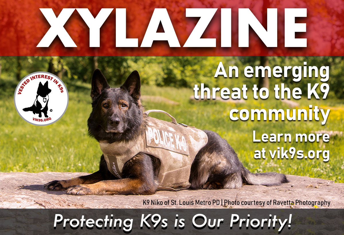 #Xylazine is becoming an increasingly dangerous, illicit drug throughout the country and a threat to the K9 community. Learn more about Xylazine here: bit.ly/3HKRLU3 #protectingk9s #policedogs #k9livesmatter #vestedinterestink9s #vik9s #supportvestedinterestink9s