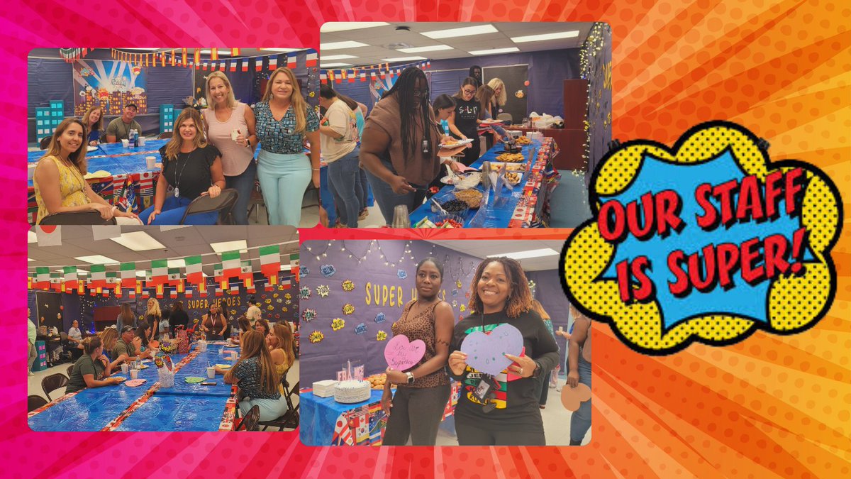 Bonjour! Kicking off Teacher &amp; Staff Appreciation Week by having French breakfast. Thank you to all the amazing staff we have here at <a href="/CoconutPalmElem/">Coconut Palm Elementary</a> <a href="/CPEPrincipal1/">Juan C Alejo</a> <a href="/AP_NColey/">Nizaliz Coley</a>