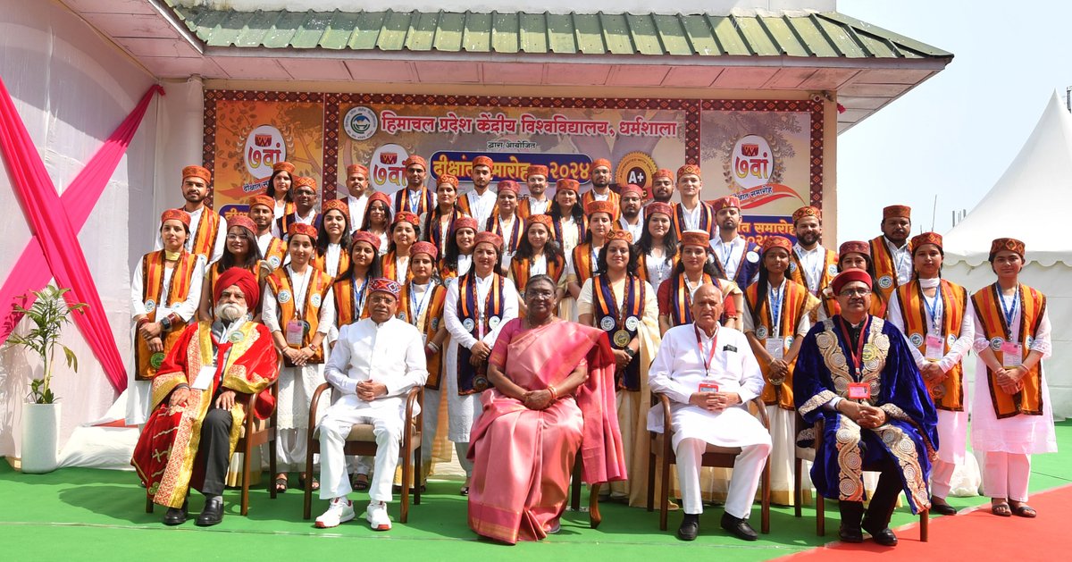 President Droupadi Murmu graced the 7th convocation of Central University of Himachal Pradesh at Dharamshala. The President said that our focus should be on developing flexible minds so that the young generation can keep pace with the rapid changes taking place.…