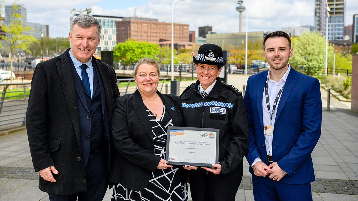 Liverpool’s Business Crime Reduction Partnership has been awarded a National Standards Accreditation! Crime Reduction Partnerships are designed to make city centres safer for all. The national standards accreditation provides a benchmark to their success: sbee.link/ptu6davn87