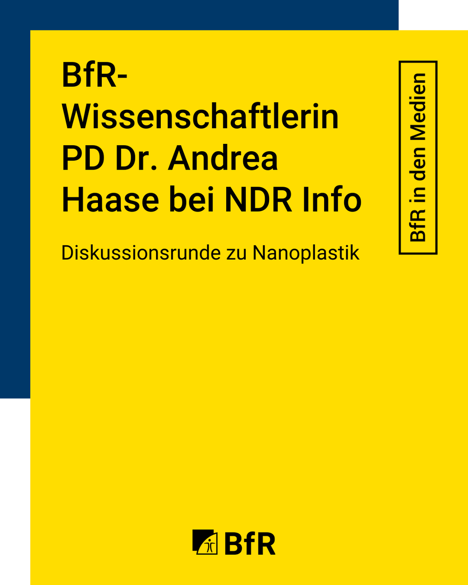 #Nanomaterialien werden inzwischen in vielen Bereichen des täglichen Lebens eingesetzt. BfR-Wissenschaftlerin PD Dr. Andrea Haase nahm an einer Diskussionsrunde zu dem Thema teil. Zusammenschnitt: ndr.de/nachrichten/in… Ganze Diskussion: youtube.com/watch?v=40Vsvy…