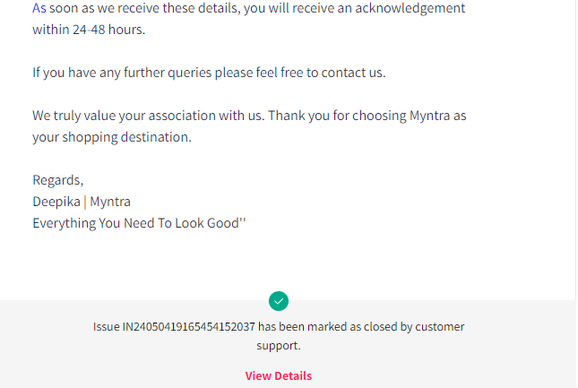 PRajvind's tweet photo. Do yourself a favor and stop buying from @myntra and rejoice the day AI overtakes BPO jobs because this is high time, looking at the way they handle queries. Today Myntra is expecting a reply from me on a complain which is closed. https://t.co/NEPZ4e2CFL