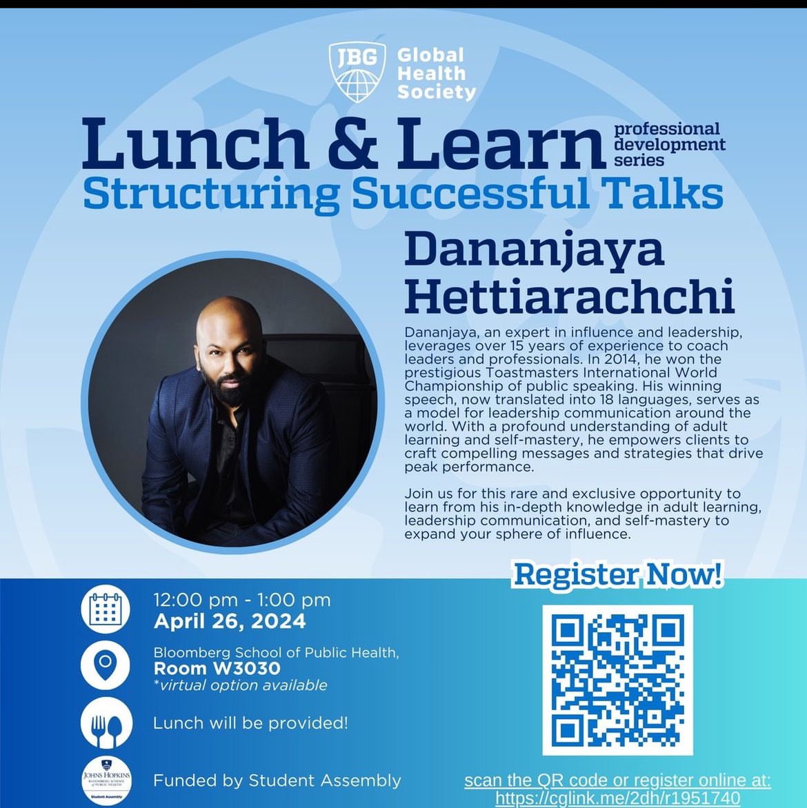 Dananjaya J H (@dananjaya_h) on Twitter photo My talk at <a href="/JohnsHopkinsSPH/">Johns Hopkins Bloomberg School of Public Health</a> focused on three key principles
1. Your story precedes your performance
2. The art of selling the problem before the solution
3. The narrative around/about your work needs as much structure as your body of work.
#story #talks #academics #lead My talk at <a href="/JohnsHopkinsSPH/">Johns Hopkins Bloomberg School of Public Health</a> focused on three key principles
1. Your story precedes your performance
2. The art of selling the problem before the solution
3. The narrative around/about your work needs as much structure as your body of work.
#story #talks #academics #lead