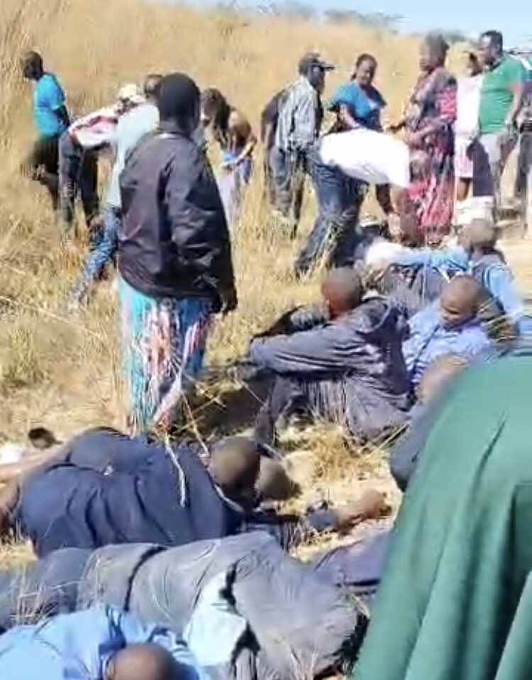 Learners from Mutero High School were injured following an accident that involved a kombi they were traveling in along the Harare-Masvingo Road earlier today. No fatalities have been recorded so far. The injured were taken to Chivhu Hospital. @PoliceZimbabwe @ZimMediaReview