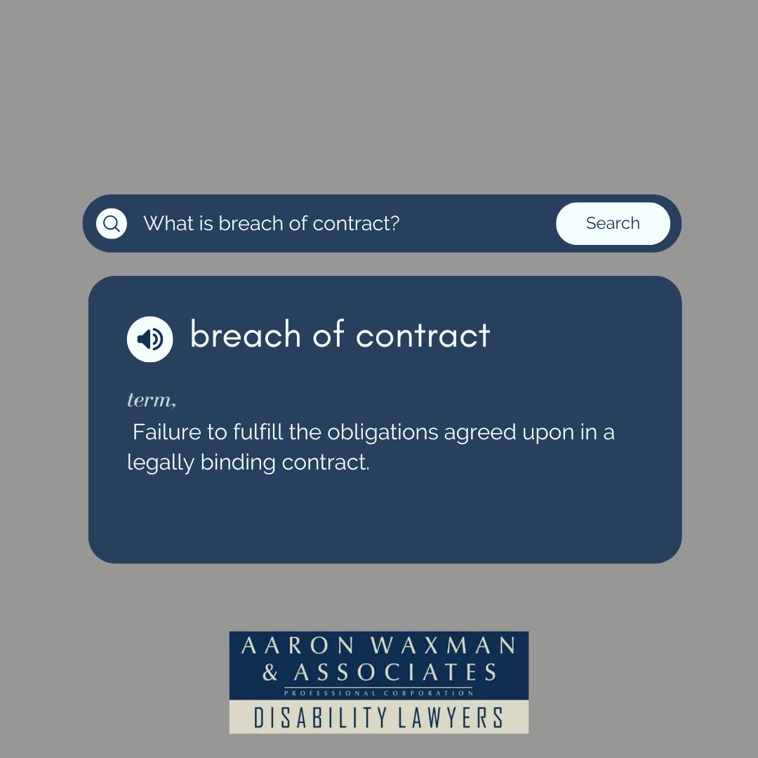 Breach of contract can have profound implications for businesses and individuals alike. At Aaron Waxman and Associates, P.C., we're here to help you grasp the concept and protect your rights in contractual matters.
#BreachOfContract #ProtectingYourRights #AaronWaxmanAndAssociates