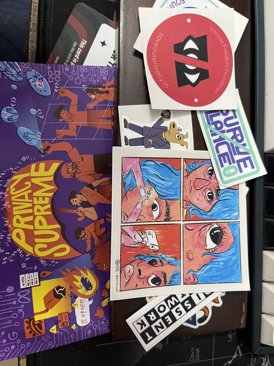 thanks @internetfreedom, love that personal gesture. stickers and postcard are dope.

if you haven’t donated yet, then do your part - internetfreedom.in/donate/