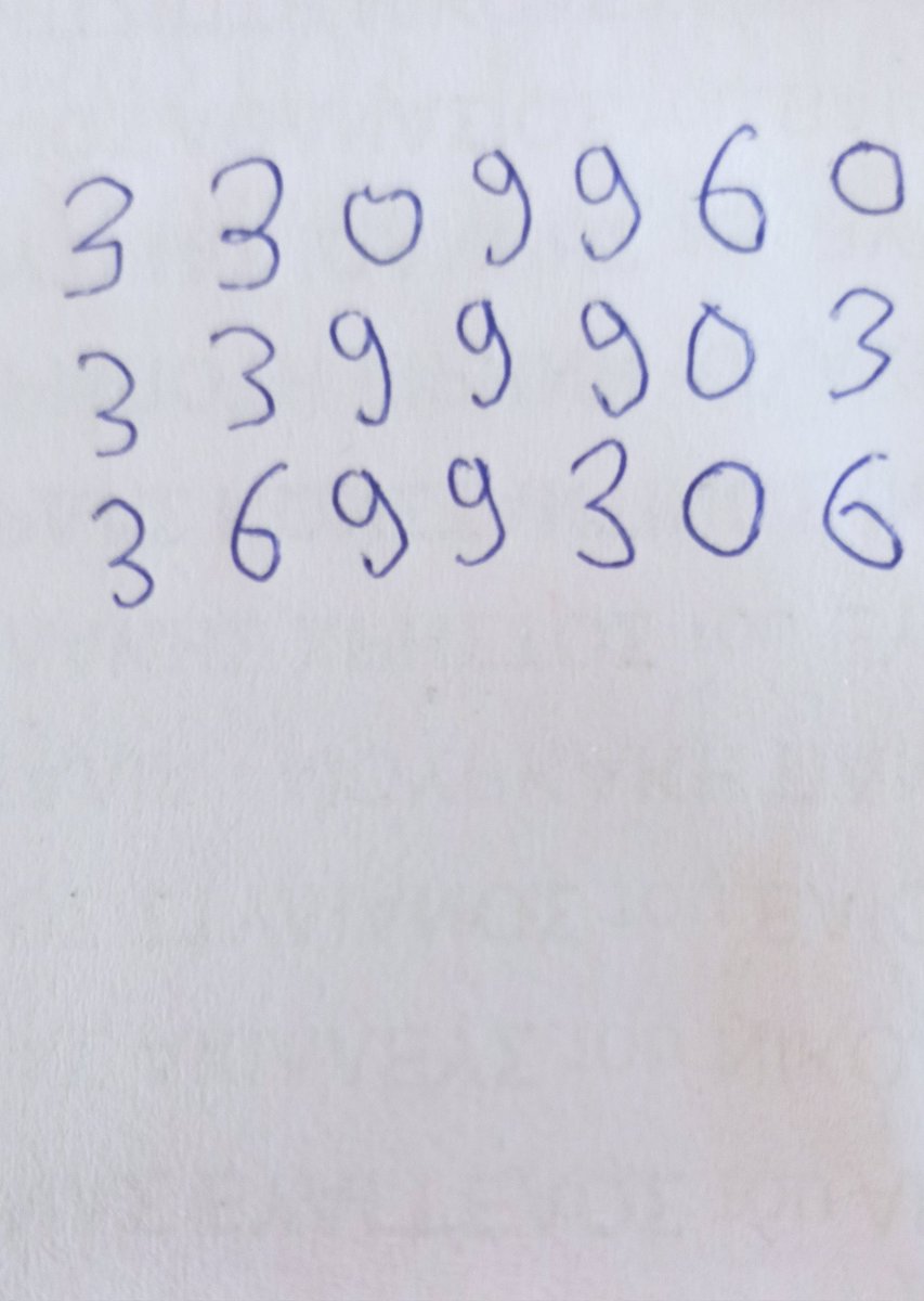 wich rows 2 downwards make the number of betrayal in it's prosthesis? wich ones make onwards and downwards this number being upsidedown?