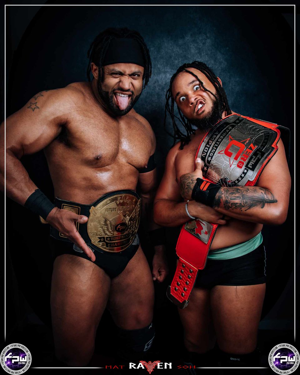 Following #CrowningGlory The 87 now have both the FPW Championship & Zero G Championship.
Will they also get the tag titles at #SummertimeBrawl ? #The87 @TheBigWavy_  @A_Roth7 @HarrisonLeonUK