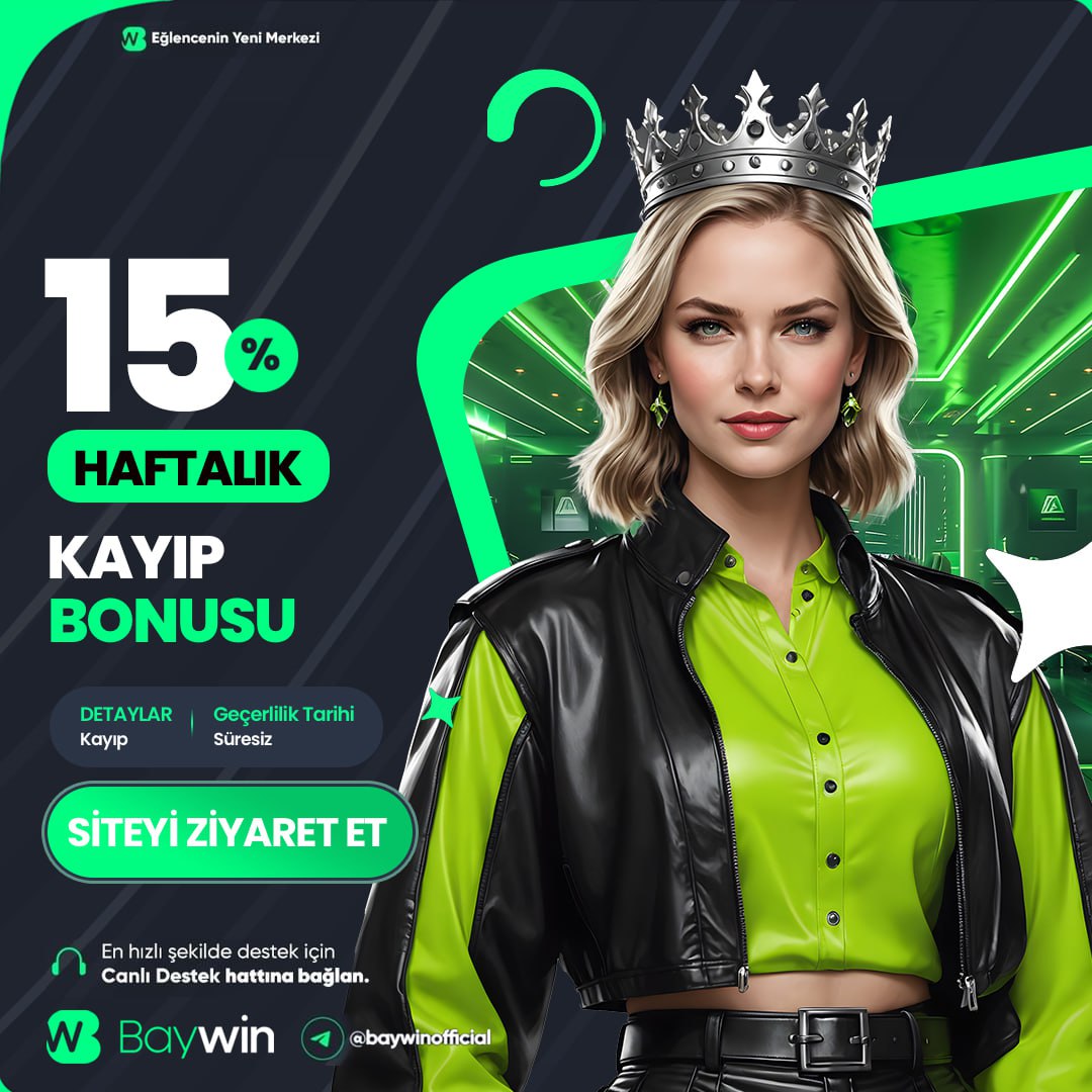 #baywin PAZARTESİNİN EN GÜZEL YANI BAYWİN'DE Haftalık Kayıplarınıza Özel %15 Haftalık Kayıp Bonus Aktif KAYBETMEK Mİ ? BAYWİN'DE MÜMKÜN DEĞİL Telegram Adresimiz: t.me/baywinofficiall Detaylı Bilgi ve Giriş İçin : t2m.io/baywin-gir #baywin #baywingiriş