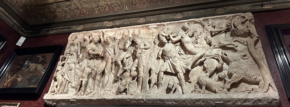 Ancient Rome sculpted panel, what was definitely a piece of sarcophagus

 #MonumentsMonday