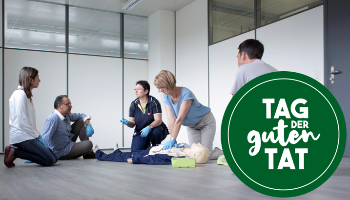 Gute Taten bereiten Freude und haben die Kraft, das Leben ein wenig besser zu machen. 🙌 

Deshalb führt <a href="/coop_ch/">coop_ch</a> gemeinsam mit dem SRK und weiteren Partnern am 25. Mai 2024 den «Tag der guten Tat» durch.

<a href="/Samariter_ch/">Samariter Schweiz | ErsteHilfe</a> <a href="/Helsana/">Helsana</a> 
#TagdergutenTat
👉 redcross.ch/de/unser-engag…
