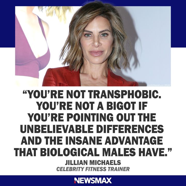 TITLE IX CONTROVERSY: Celebrity fitness trainer Jillian Michaels spoke out after the Biden administration's Title IX revisions and detailed why allowing biological men to participate in women's sports 'sounds absurd.' MORE: bit.ly/4bt2wqR