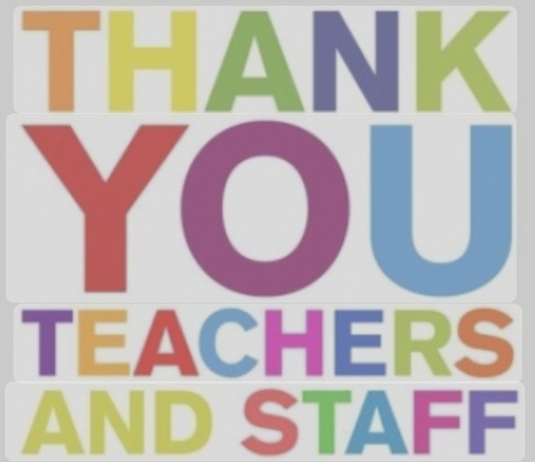 The South Regional Office thanks all of our dedicated and hard working teachers and staff. Your commitment to student success does not go unnoticed.