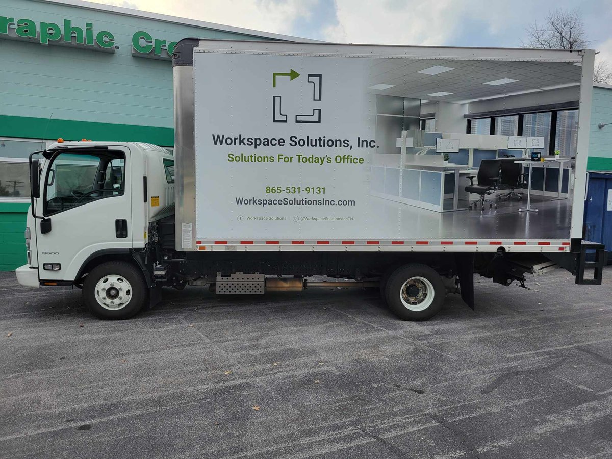 Got a box truck? Let us brand it! 

#graphiccreations #vehiclewrap #trailerwrap #truckwrap