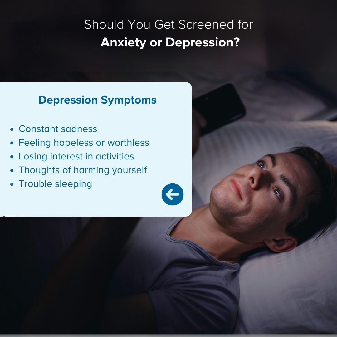 Many people experience both anxiety and depression on a regular basis. If this is the case for you, know you’re not alone and there is help. Read here to learn how to get screened: bit.ly/4dwt3FB