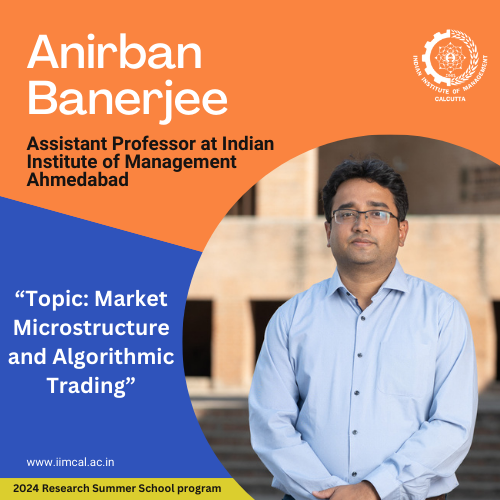 Day 7 kicked off with insightful sessions by Professors Anirban Banerjee, Samit Paul, and Vikas Agarwal on Market Microstructure, Algorithmic Trading, and Market Risk estimation. Prof. Agarwal's engaging conclusion was complemented by interactive learning activities.