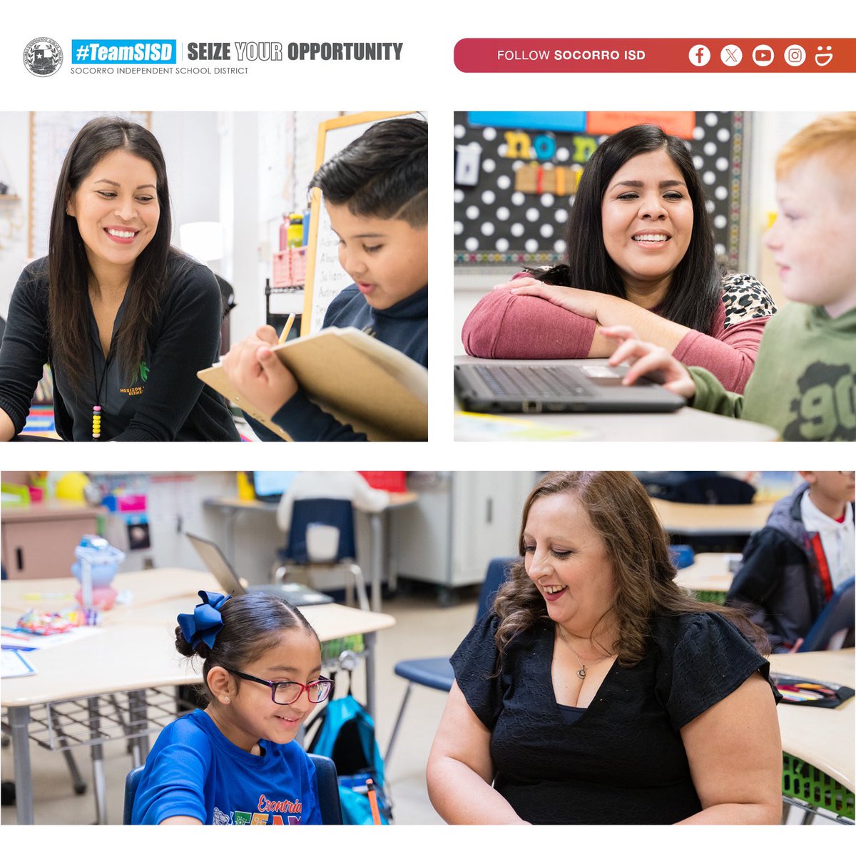 #TeamSISD teachers excel in both sharing knowledge and expanding their own, continuously progressing in their careers. They tackle obstacles with skill and passion, devoted to nurturing a positive impact on their students' paths. We appreciate all you do!