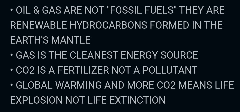 Here's some interesting information.
#fossilfuels #hydrocarbons #gasoline #CO2 #globalwarming #climatechange @GretaThunberg #climatechangeisahoax