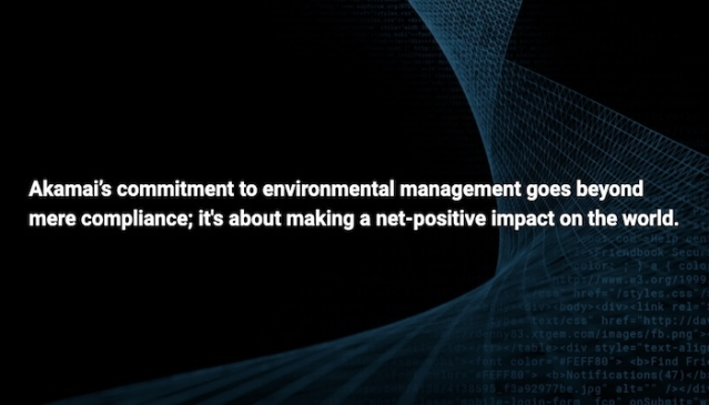 .@Akamai has created a unique, sophisticated Environmental Management System to measure and report our #energy use and reduce our #environmental impact. Learn more. #sustainability bit.ly/3y7AlPG