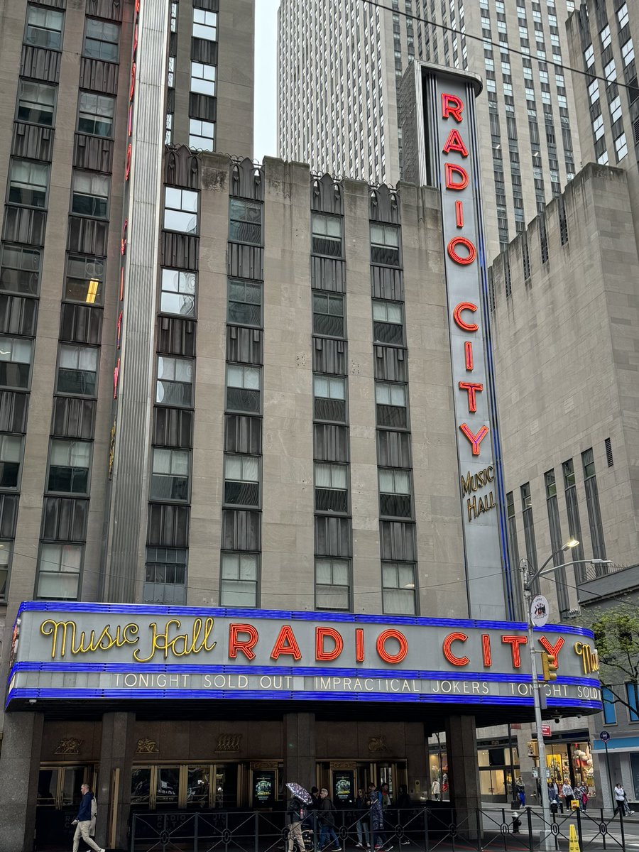 Radio City Music Hall has SOLD OUT!!! Tonight is gonna be so much fun.