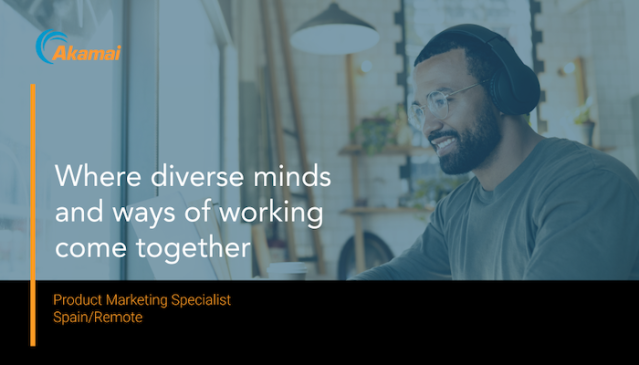 .@Akamai is seeking a Product Marketing Specialist in Spain/Remote. Apply here. #careers #AkamaiJobs bit.ly/3UNv34U