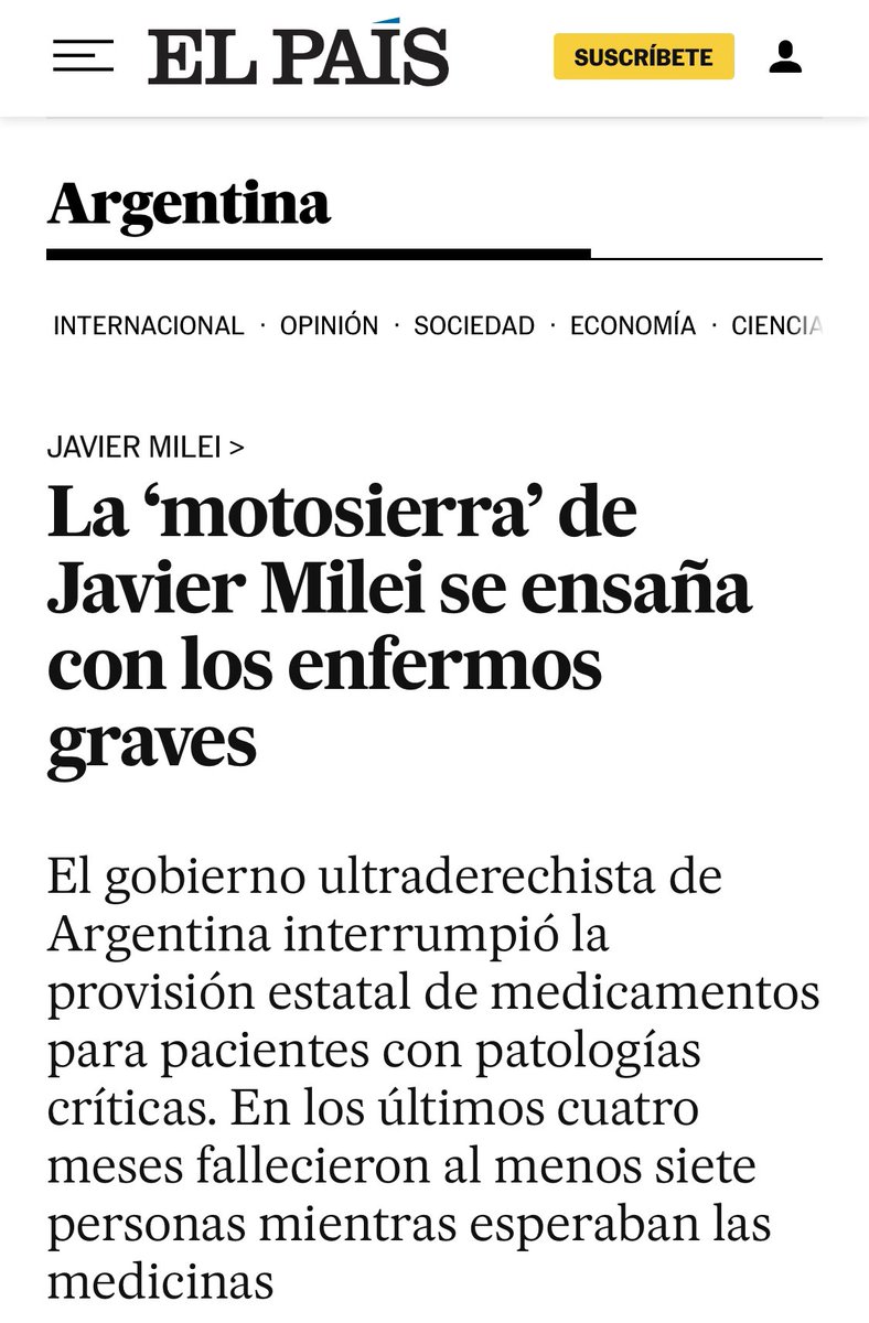 LA DERECHA MATA .

JUICIO POLITICO A JAVIER MILEI .

#MileiAndateYA 
#MileiEstafador 
#MileiEsMacri 
#MileiEsHambre