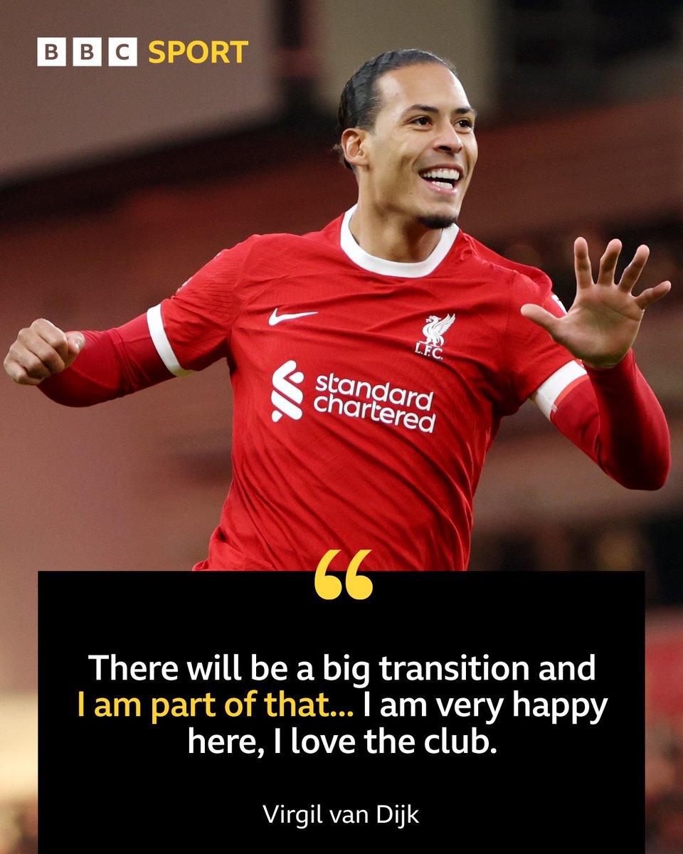 Virgil van Dijk wants to stay at Liverpool 🔴