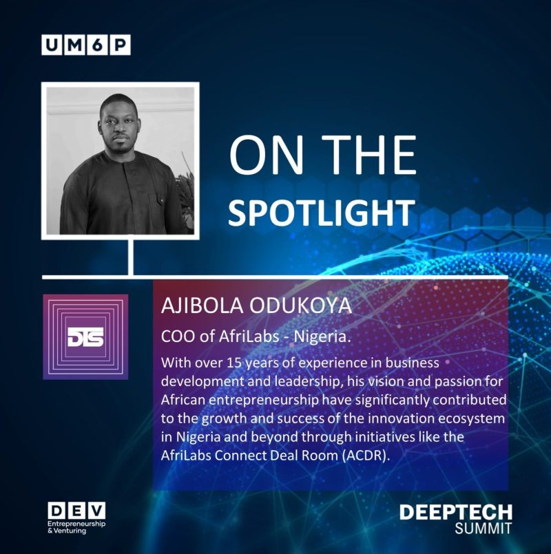 @AfriLabs Chief Operating Officer, Ajibola Odukoya, will be participating at the DeepTech Summit 2024! 🚀 Join him for a discussion on 'Uplifting Ecosystems - Lessons from Global Deep Tech Policy Support Systems' on Day 1 of the @deep_techsummit , a premier gathering of tech…