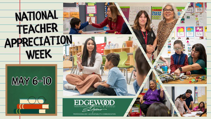 @EISDofSA be intentional this week & thank our teachers in @EISDofSA Everyday they serve & support our kids teaching them, loving them & caring for them! They teach life skills & social behavior 🙌🏽! Teachers will always MATTER! 🙏🏼 #4AmWalks #OurPeopleMatter #OrgulloEISD