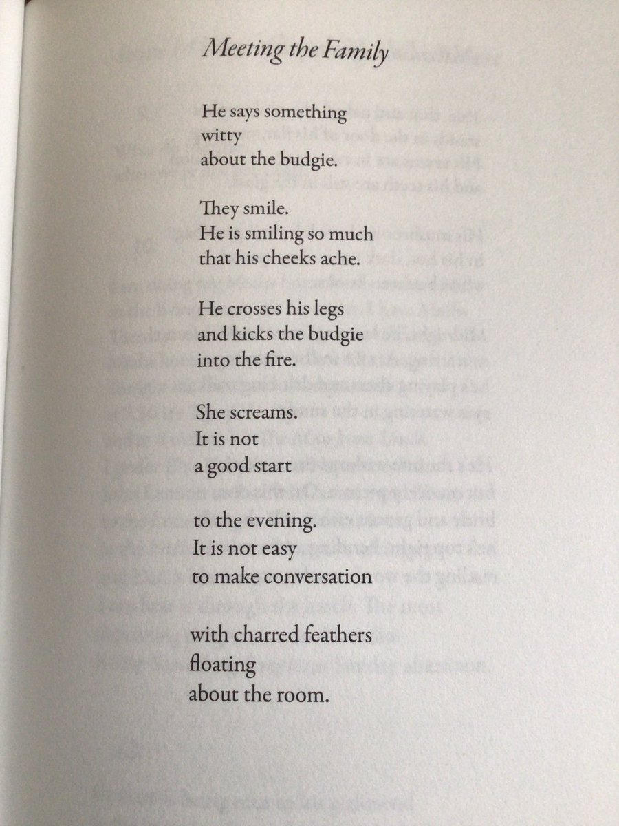 I’ve always liked this tragicomic poem by ⁦@cliffyates81⁩ from his Selected Poems published by Smith/Doorstop ⁦@poetrybusiness⁩. Fragility, hope, failure, pain all jostling for position.