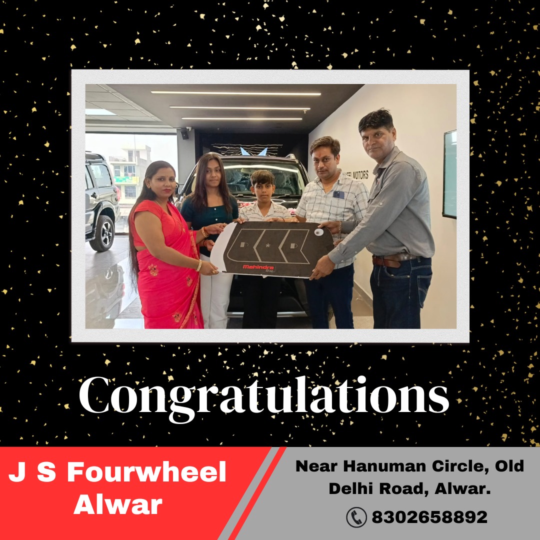 Heartiest Congratulations 🎊💐 Wish you all the best, safety and great experiences with your brand new Scorpio-N. Welcome to the J S Fourwheel Family. #happycustomer #safedelivery #MahindraScorpioN #Mahindra