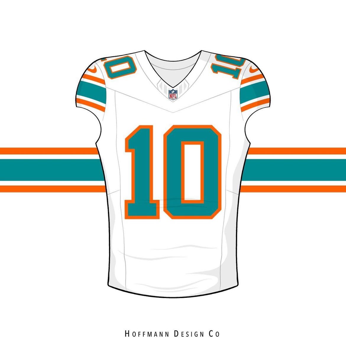 This uniform and logo refresh by Hoffmann Design Co. is truly inspired. This is hands down the best design I’ve seen. #GoFins