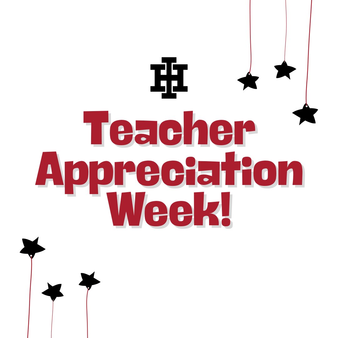 This week, we celebrate our amazing TEACHERS! THANK YOU for all you do for our Braves! #IHPromise #TeacherAppreciationWeek @ihsuperbrave @IHPrimary @IHElementary @IHMiddle @IHHSPrincipal