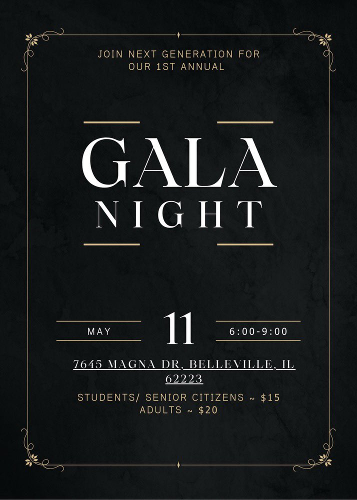 Next Generation was created to support Students of Color in Honors and AP classes. Since starting in 2019 the membership has increased from 30 to >105. This year they will host their first scholarship gala. Please support these exceptional students. Contact me for ticket info.