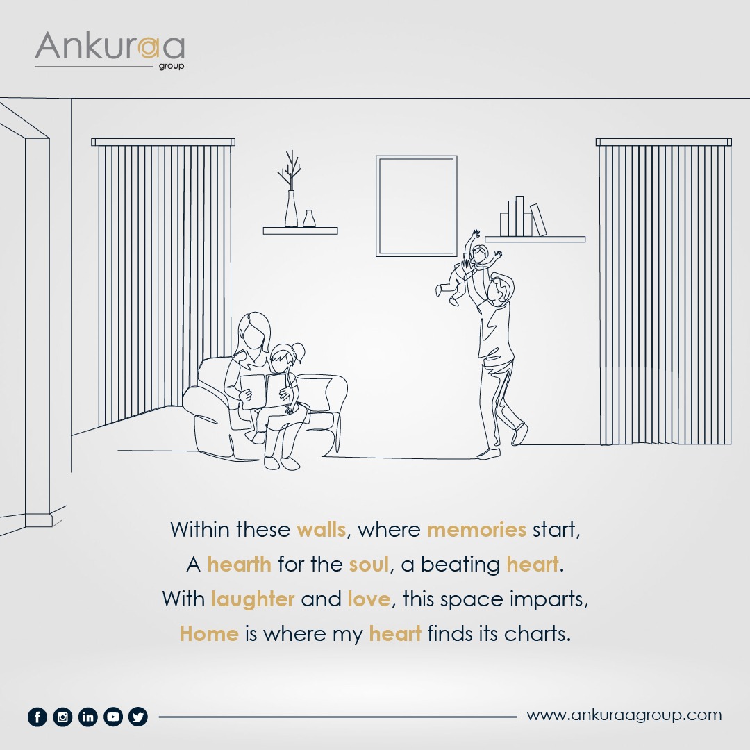 🏡 At Ankuraa Group, we believe in crafting spaces that feel like a warm hug! 🌟 Every corner is stitched with joy and sprinkled with laughter, turning houses into homes where dreams bloom. 🌼✨

#AnkuraaGroup #RealEstate #HomeForSale #LuxuryRealEstate #HouseHunting #DreamHome