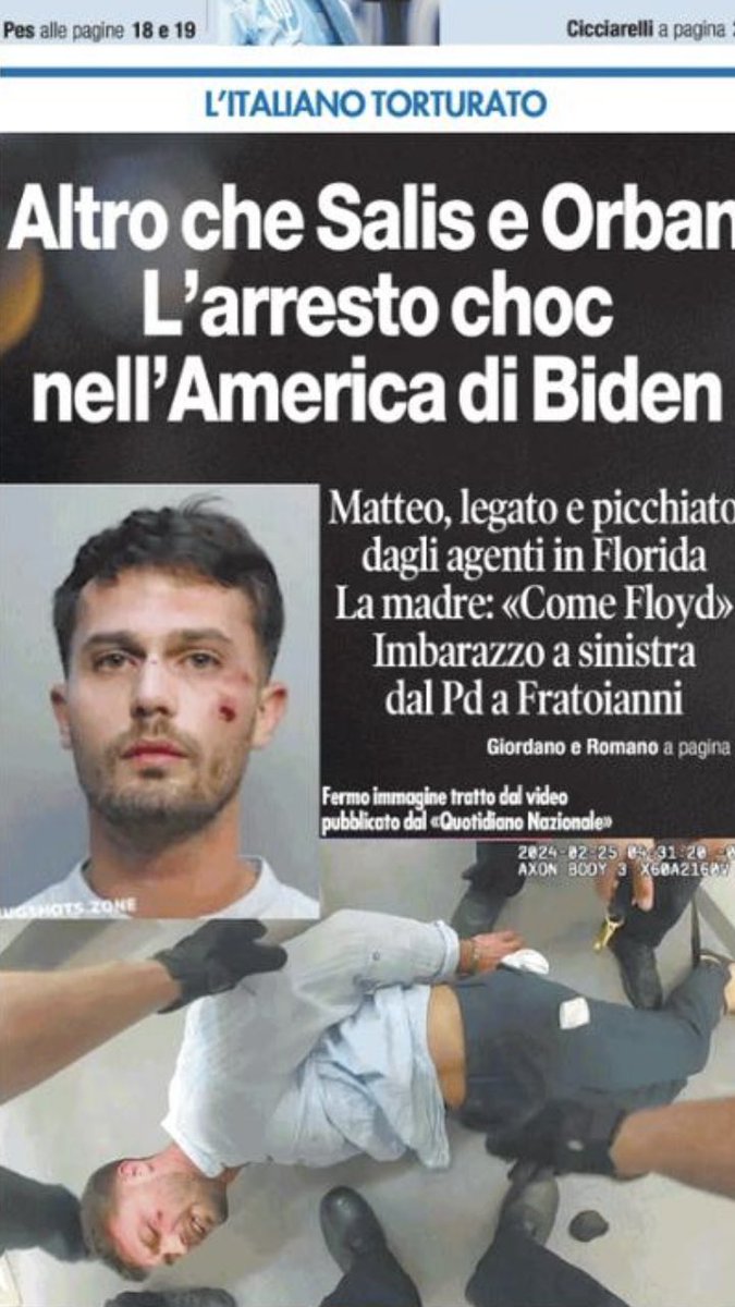 Questo è successo nell’America di Biden, ma, salvo poche eccezioni, il silenzio del mainstream nostrano è assordante.