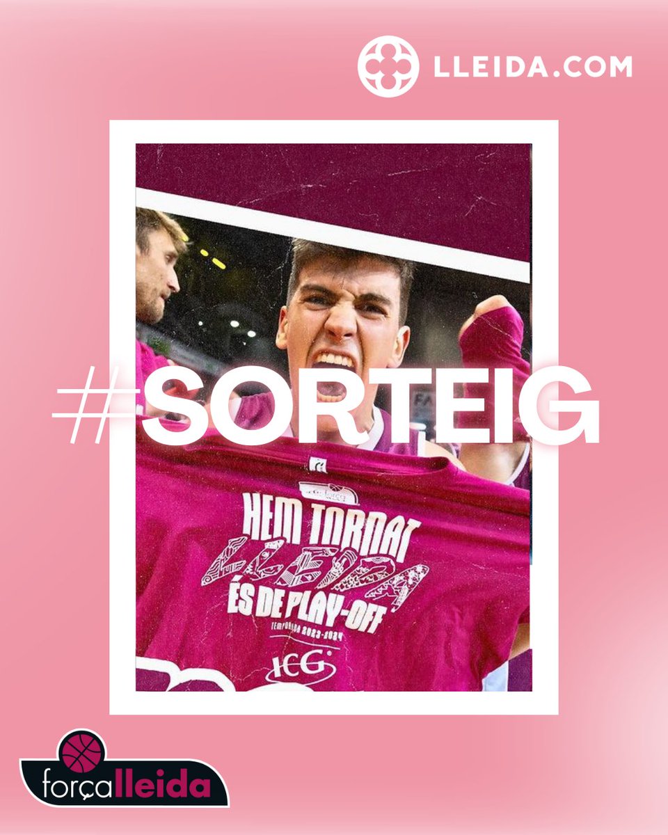 lleidacom's tweet photo. 🏀 #SORTEIG | Regalem 2 ENTRADES DOBLES pel #ForçaLleida - Hestia Menorca!
----
1️⃣ Like ❤️+RT 🔃
2️⃣Menciona/comenta amb qui hi aniries
3️⃣Segueix @lleidacom i @flleida
-----
🏟️ Divendres, 10 de maig (21:00h)
🍀 Tanquem el dijous, 9/5 (11h)
🔗 Bases: https://t.co/NEOnp5TTTy https://t.co/FGHpfOtG5m