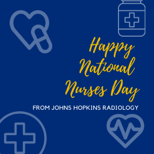 Hopkins_Rad's tweet photo. Happy National Nurses Day! Today we recognize our nurses for the quality, compassionate care they provide to our patients. Thank you for all that you do! #RadiologyNursesDay #Radiology #RadNurses #ThankANurse https://t.co/c5t0syHtDy