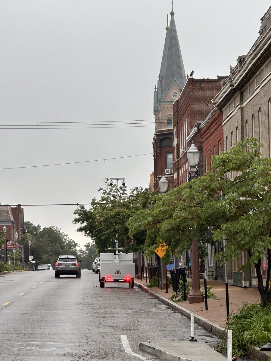 New RTCC tower on Meramec as a result of several incidents with addicts harassing small business owners on the block.  Problem here is that addicts don’t care about a cam tower and open air drug trafficking is still occurring down the block on Grand. Thanks for video Barney Fife.